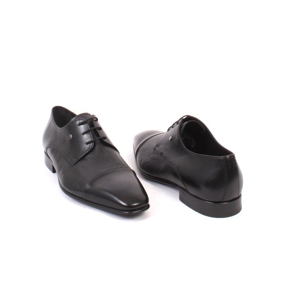 ROBERTO SERPENTINI 28402 Black Leather Lace-Up Classic Shoes main image 5